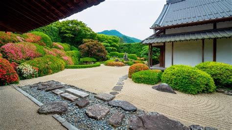 日式庭院石頭|【枯山水庭】遊日本七個絕色庭園 以石頭和砂呈現日。